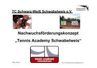 Nachwuchskonzept Tennis Academy 03-2010 - schwabelweis ...