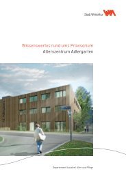 Wissenswertes rund ums Provisorium Alterszentrum Adlergarten