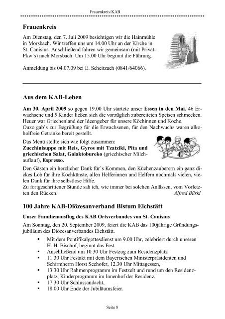 Pfarrbrief 2009-II - St.Canisius Ingolstadt-Ringsee