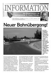 Amtsblatt 09/2008 (2,62 MB) - Marktgemeinde St. Andrä-Wördern