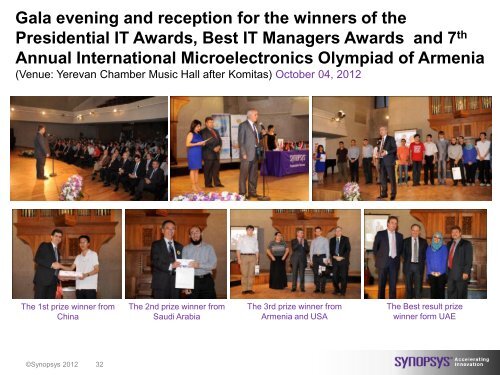 06, 2012, Synopsys Week in Armenia