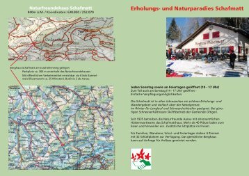 Erholungs- und Naturparadies Schafmatt - CONTACT groups.ch