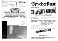 Nr 249 - Spycher Post