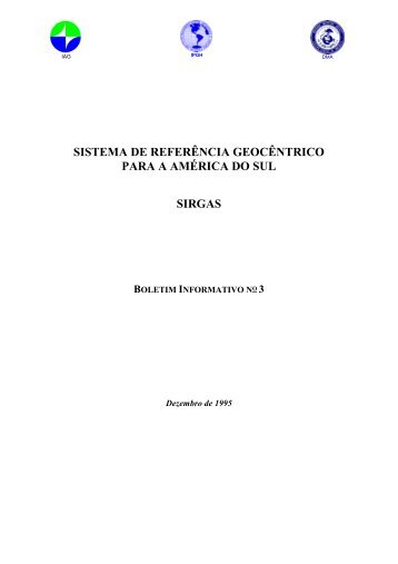 Boletim Informativo SIRGAS 001