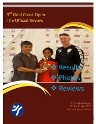 2012 Results Magazine - Tans Taekwondo