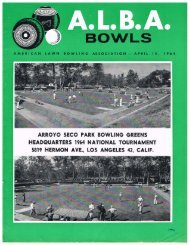APR - United States Lawn Bowls Association