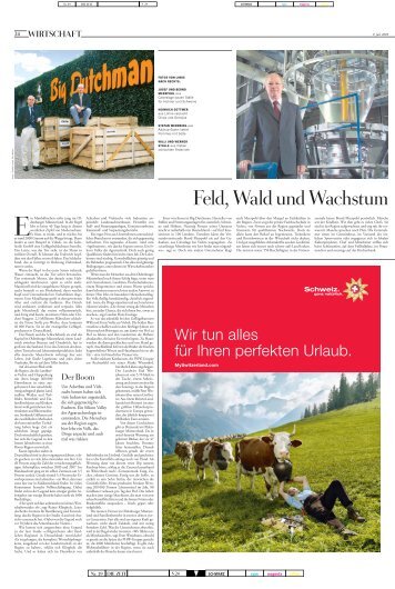 Feld, Wald und Wachstum - Wernsing Feinkost GmbH