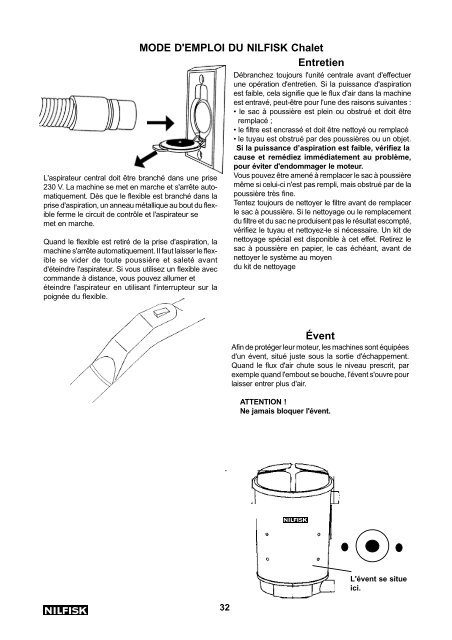 823 0001 020 CV NILFISK EXPORT ed 1.p65 - Nilfisk PARTS ...