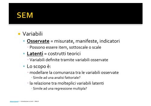 Introduzione a Lisrel: richiami teorici [Pdf] - Marco Vicentini