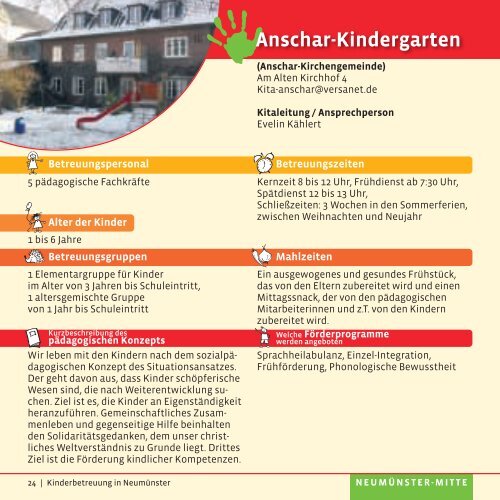 Broschüre - Kinderbetreuung in Neumünster - alleinerziehende ...