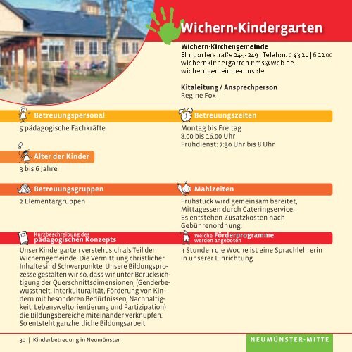 Broschüre - Kinderbetreuung in Neumünster - alleinerziehende ...