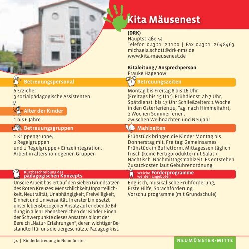 Broschüre - Kinderbetreuung in Neumünster - alleinerziehende ...