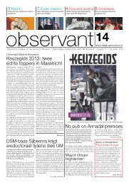 Keuzegids 2013: twee échte toppers in Maastricht - Observant Online