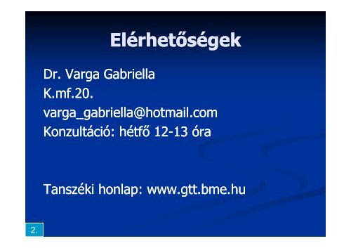 Epitesz gyak 1 VG - Geotechnikai Tanszék