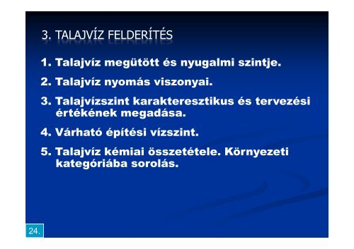 Epitesz gyak 1 VG - Geotechnikai Tanszék