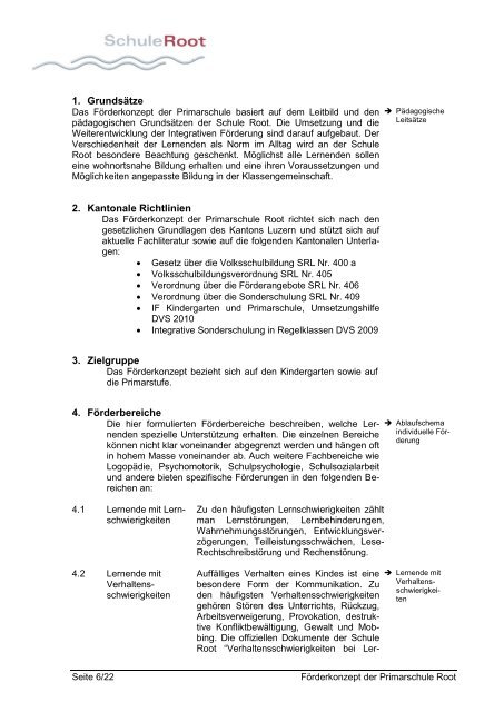 (Auszug für Homepage) (PDF) - Schule Root