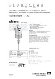 Thermophant T TTR31 - Endress+Hauser