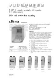 DIN rail protective housing - Endress+Hauser