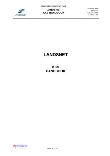 PRINTED DOCUMENTS NOT VALID - Landsnet