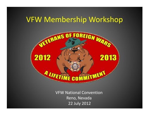 VFW Membership Workshop