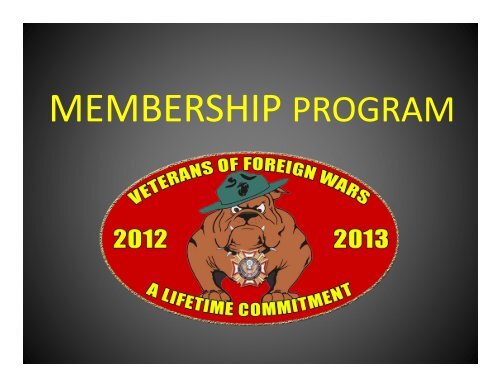 VFW Membership Workshop