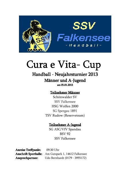 Cura e Vita Cura e Vita- Cup - Spiel- und Sportverein Falkensee e.V.