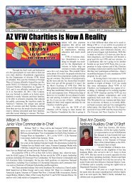 AZ VFW Charities is Now A Reality - Veterans of Foreign Wars ...
