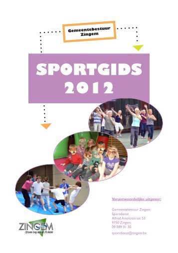 SPORTGIDS 2012 - Gemeente Zingem