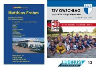 Kropp-Tetenhusen - TSV Owschlag