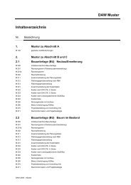 DAW Muster Inhaltsverzeichnis - Baden-Württemberg