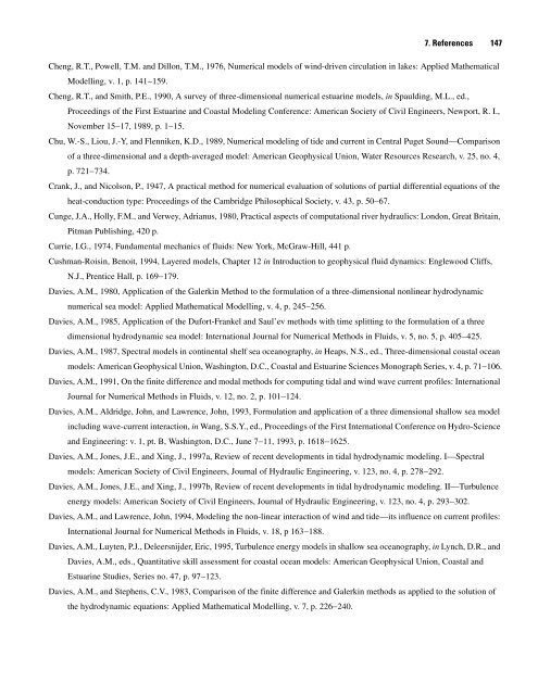 A Semi-Implicit, Three-Dimensional Model for Estuarine ... - USGS