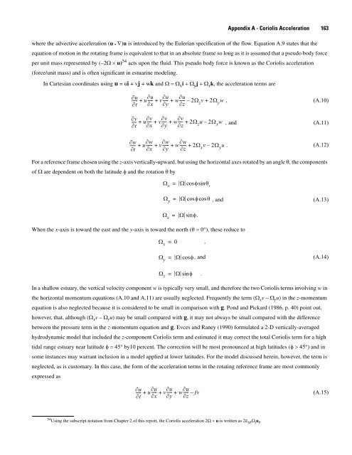 A Semi-Implicit, Three-Dimensional Model for Estuarine ... - USGS