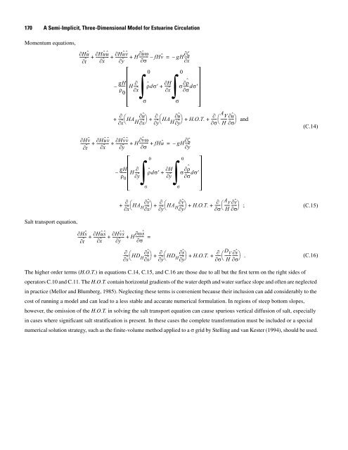 A Semi-Implicit, Three-Dimensional Model for Estuarine ... - USGS