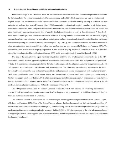 A Semi-Implicit, Three-Dimensional Model for Estuarine ... - USGS