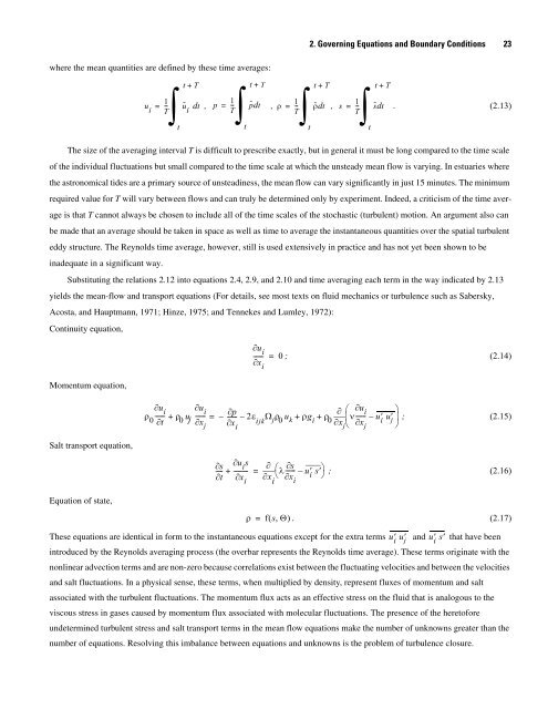 A Semi-Implicit, Three-Dimensional Model for Estuarine ... - USGS