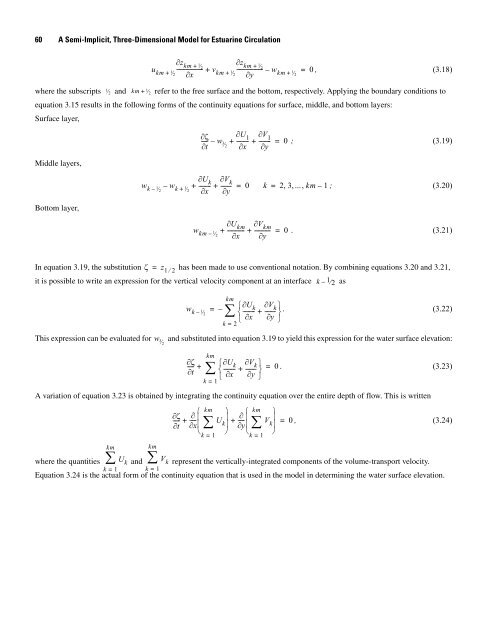 A Semi-Implicit, Three-Dimensional Model for Estuarine ... - USGS