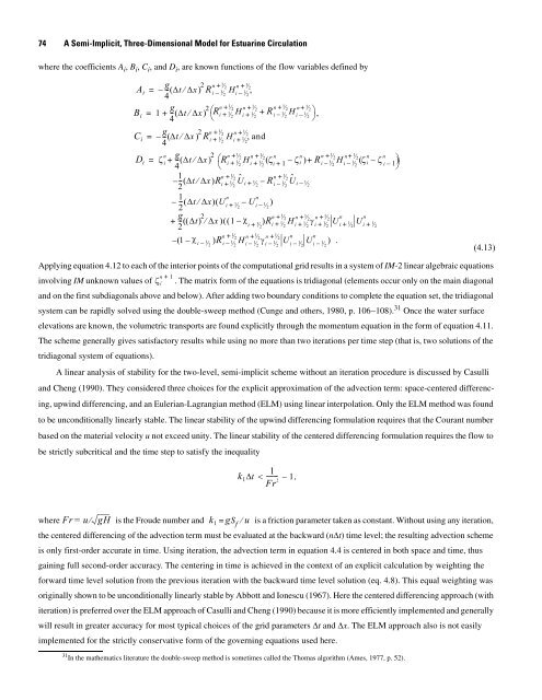 A Semi-Implicit, Three-Dimensional Model for Estuarine ... - USGS