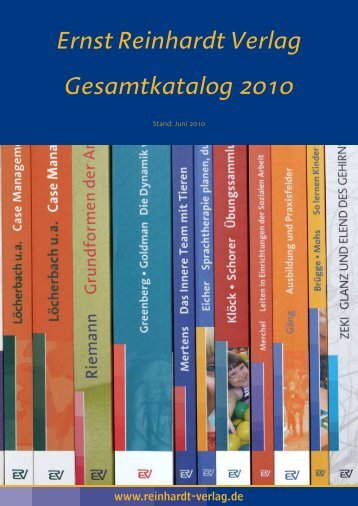 Gesamtkatalog 2010 Ernst Reinhardt Verlag