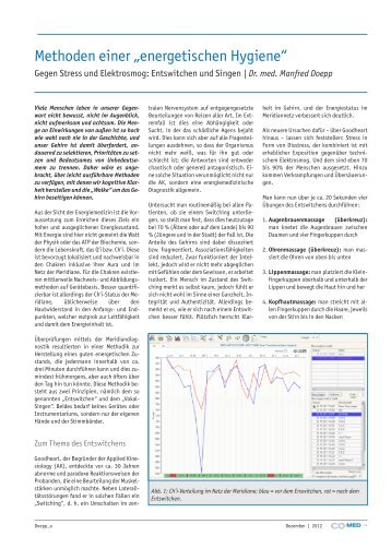 energetischen Hygiene» (PDF) - TimeWaver Gesundheitszentrum