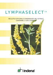 LYMPHASELECT – Indena