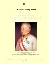 JSTM On the Radetzky March - StraussUSA.org