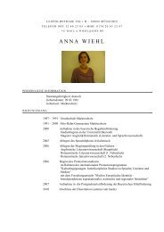 ANNA WIEHL - Universität Bayreuth