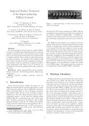 Improved Surface Treatment of the Superconducting TESLA ... - Desy