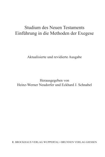 Leseprobe als PDF - SCM R.Brockhaus