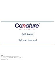 565 Series Softener Manual - Canature