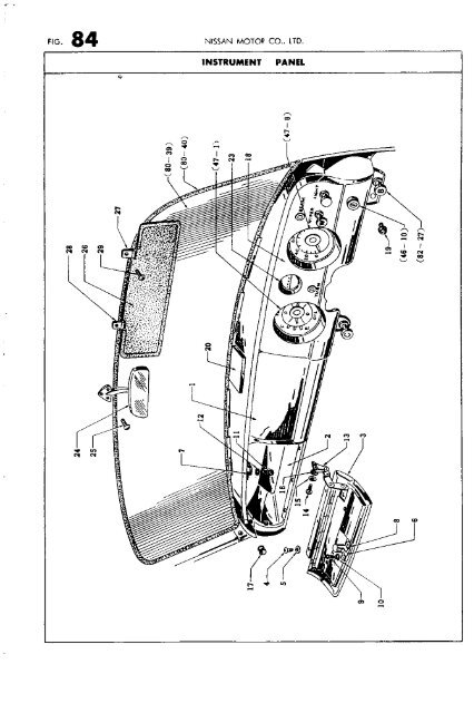 Parts Catalogue Nissan Junior Model 40 1965 - Datsun510.com