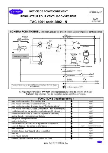 TAC 1001 code 2502-- N - Carrier