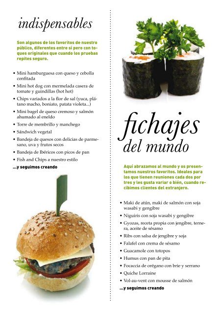 descárgate el catálogo - Home Chef Catering