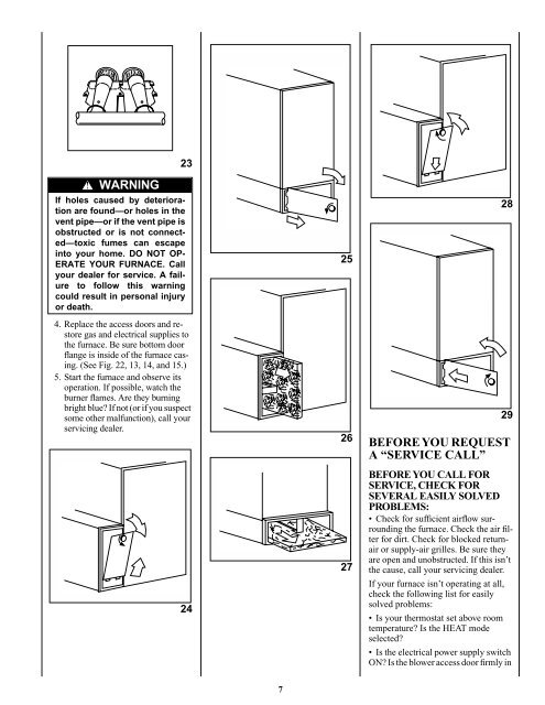 Model 393aav upflow gas furnace - gogeise - Geisel