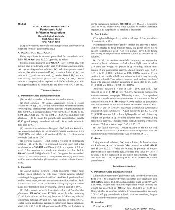 45.2.05 AOAC Of fi cial Method 945.74 - AOAC International